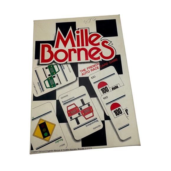 Vintage Mille Bornes Card Game 1982 Parker Brothers Complete - Picture 2 of 5